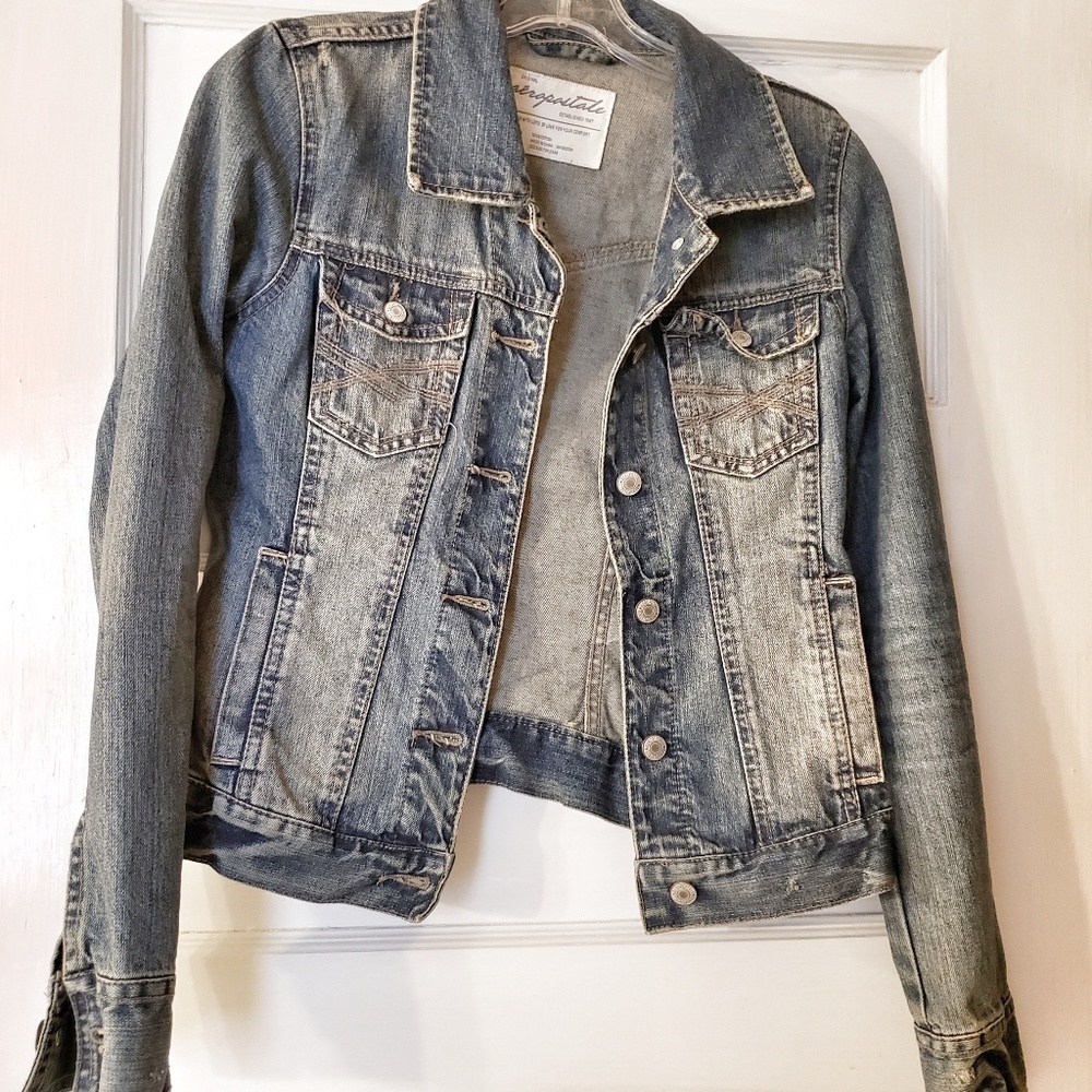 Distressed Denim Jacket